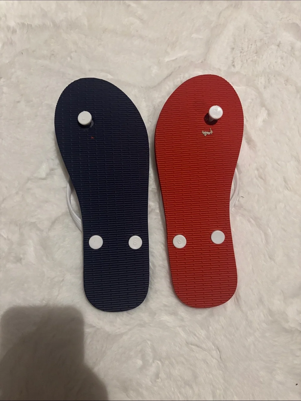 Shade & Shore women’s USA Flag Flip Flops - Red, White & Blue